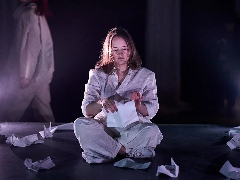 Elyria in performance at the Voxel Theater